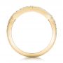 18k Yellow Gold 18k Yellow Gold Custom Diamond Wedding Band - Front View -  102234 - Thumbnail