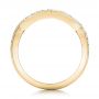 14k Yellow Gold 14k Yellow Gold Custom Diamond Wedding Band - Front View -  102234 - Thumbnail