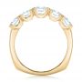 18k Yellow Gold 18k Yellow Gold Custom Diamond Wedding Band - Front View -  102301 - Thumbnail