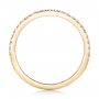 14k Yellow Gold 14k Yellow Gold Custom Diamond Wedding Band - Front View -  102351 - Thumbnail