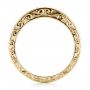 18k Yellow Gold 18k Yellow Gold Custom Diamond Wedding Band - Front View -  102426 - Thumbnail