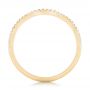 18k Yellow Gold 18k Yellow Gold Custom Diamond Wedding Band - Front View -  102753 - Thumbnail
