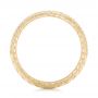 18k Yellow Gold 18k Yellow Gold Custom Diamond Wedding Band - Front View -  102768 - Thumbnail