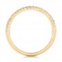 18k Yellow Gold 18k Yellow Gold Custom Diamond Wedding Band - Front View -  102773 - Thumbnail