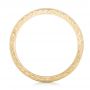 18k Yellow Gold 18k Yellow Gold Custom Diamond Wedding Band - Front View -  102887 - Thumbnail