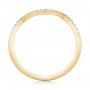 14k Yellow Gold 14k Yellow Gold Custom Diamond Wedding Band - Front View -  103130 - Thumbnail