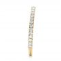 14k Yellow Gold 14k Yellow Gold Custom Diamond Wedding Band - Side View -  102023 - Thumbnail