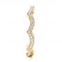 18k Yellow Gold 18k Yellow Gold Custom Diamond Wedding Band - Side View -  102121 - Thumbnail