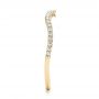 14k Yellow Gold 14k Yellow Gold Custom Diamond Wedding Band - Side View -  102149 - Thumbnail