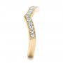 18k Yellow Gold 18k Yellow Gold Custom Diamond Wedding Band - Side View -  102234 - Thumbnail