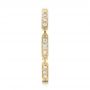 14k Yellow Gold 14k Yellow Gold Custom Diamond Wedding Band - Side View -  102259 - Thumbnail