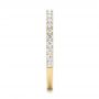 18k Yellow Gold 18k Yellow Gold Custom Diamond Wedding Band - Side View -  102291 - Thumbnail