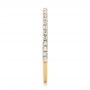 18k Yellow Gold 18k Yellow Gold Custom Diamond Wedding Band - Side View -  102351 - Thumbnail