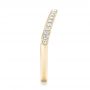 14k Yellow Gold 14k Yellow Gold Custom Diamond Wedding Band - Side View -  102446 - Thumbnail