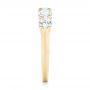 14k Yellow Gold 14k Yellow Gold Custom Diamond Wedding Band - Side View -  102953 - Thumbnail