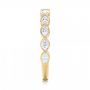 14k Yellow Gold 14k Yellow Gold Custom Diamond Wedding Band - Side View -  103039 - Thumbnail