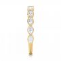 14k Yellow Gold 14k Yellow Gold Custom Diamond Wedding Band - Side View -  103039 - Thumbnail