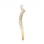 14k Yellow Gold 14k Yellow Gold Custom Diamond Wedding Band - Side View -  103399 - Thumbnail