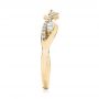 18k Yellow Gold 18k Yellow Gold Custom Diamond Wedding Band - Side View -  103419 - Thumbnail