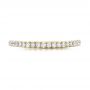 18k Yellow Gold 18k Yellow Gold Custom Diamond Wedding Band - Top View -  102023 - Thumbnail