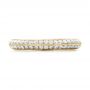 18k Yellow Gold 18k Yellow Gold Custom Diamond Wedding Band - Top View -  102051 - Thumbnail