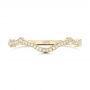 14k Yellow Gold 14k Yellow Gold Custom Diamond Wedding Band - Top View -  102139 - Thumbnail