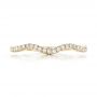 18k Yellow Gold 18k Yellow Gold Custom Diamond Wedding Band - Top View -  102149 - Thumbnail