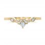 18k Yellow Gold 18k Yellow Gold Custom Diamond Wedding Band - Top View -  102262 - Thumbnail