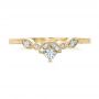 18k Yellow Gold 18k Yellow Gold Custom Diamond Wedding Band - Top View -  102262 - Thumbnail