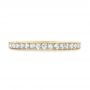 14k Yellow Gold 14k Yellow Gold Custom Diamond Wedding Band - Top View -  102291 - Thumbnail