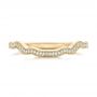 14k Yellow Gold 14k Yellow Gold Custom Diamond Wedding Band - Top View -  102300 - Thumbnail
