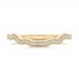 14k Yellow Gold 14k Yellow Gold Custom Diamond Wedding Band - Top View -  102300 - Thumbnail