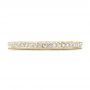 18k Yellow Gold 18k Yellow Gold Custom Diamond Wedding Band - Top View -  102414 - Thumbnail