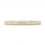 14k Yellow Gold 14k Yellow Gold Custom Diamond Wedding Band - Top View -  102414 - Thumbnail