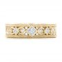 14k Yellow Gold 14k Yellow Gold Custom Diamond Wedding Band - Top View -  102426 - Thumbnail
