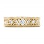 14k Yellow Gold 14k Yellow Gold Custom Diamond Wedding Band - Top View -  102426 - Thumbnail