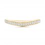 18k Yellow Gold 18k Yellow Gold Custom Diamond Wedding Band - Top View -  102446 - Thumbnail
