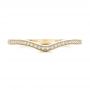 18k Yellow Gold 18k Yellow Gold Custom Diamond Wedding Band - Top View -  102454 - Thumbnail