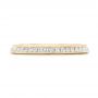 14k Yellow Gold 14k Yellow Gold Custom Diamond Wedding Band - Top View -  102521 - Thumbnail