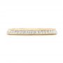 18k Yellow Gold 18k Yellow Gold Custom Diamond Wedding Band - Top View -  102521 - Thumbnail