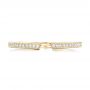 14k Yellow Gold 14k Yellow Gold Custom Diamond Wedding Band - Top View -  102598 - Thumbnail