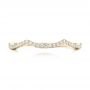 18k Yellow Gold 18k Yellow Gold Custom Diamond Wedding Band - Top View -  102753 - Thumbnail