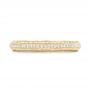 18k Yellow Gold 18k Yellow Gold Custom Diamond Wedding Band - Top View -  102768 - Thumbnail