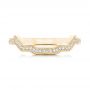 18k Yellow Gold 18k Yellow Gold Custom Diamond Wedding Band - Top View -  102784 - Thumbnail