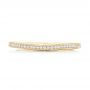 18k Yellow Gold 18k Yellow Gold Custom Diamond Wedding Band - Top View -  102811 - Thumbnail