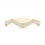 18k Yellow Gold 18k Yellow Gold Custom Diamond Wedding Band - Top View -  102837 - Thumbnail