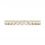 14k Yellow Gold 14k Yellow Gold Custom Diamond Wedding Band - Top View -  102962 - Thumbnail