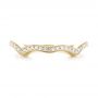 14k Yellow Gold 14k Yellow Gold Custom Diamond Wedding Band - Top View -  103399 - Thumbnail