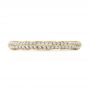 18k Yellow Gold 18k Yellow Gold Custom Diamond Wedding Band - Top View -  103478 - Thumbnail