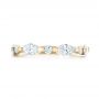 14k Yellow Gold 14k Yellow Gold Custom Diamond Wedding Band - Top View -  103913 - Thumbnail